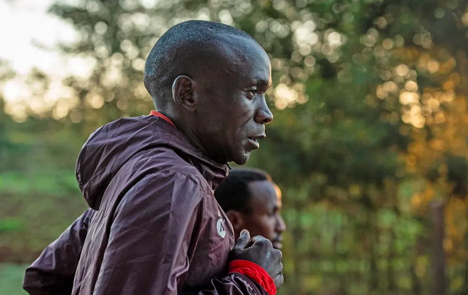 Eliud Kipchoge training - Focused